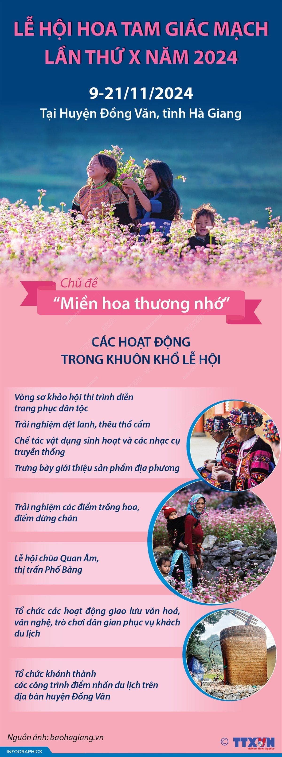 Lễ hội hoa tam giác mạch lần thứ X năm 2024